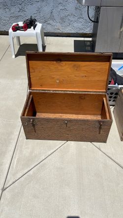 Vintage Wooden Storage Chest