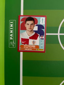 World cup Panini red border stickers
