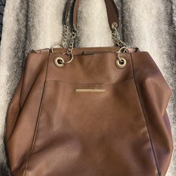 Steve Madden Purse – Brown with Gold Accents