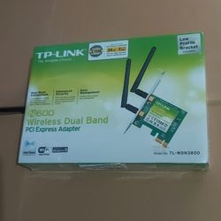 TP-Link N600 Wireless WDN3800 Dual Band PCI Express Adapter