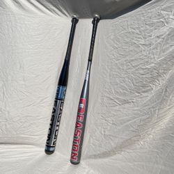 2- Easton softball Bats-C Core & Super Lite