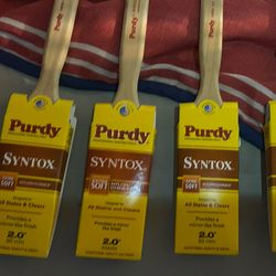 BUNDLE   FOUR PURDY SYNTOX 2” BRUSHES 