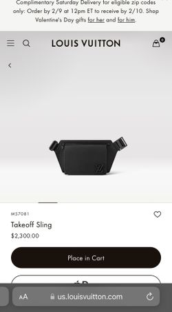 Authentic LV Takeoff Sling 