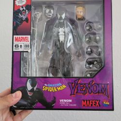MAFEX No.088 Venom Spider-Man Comic Ver. 1:12 Figure 6" w/ Hands Heads