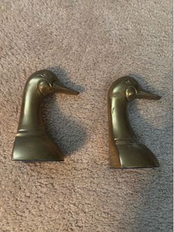Solid brass book holders