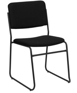 Black metal chairs qty 4