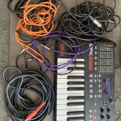 Keyboard With Cables 