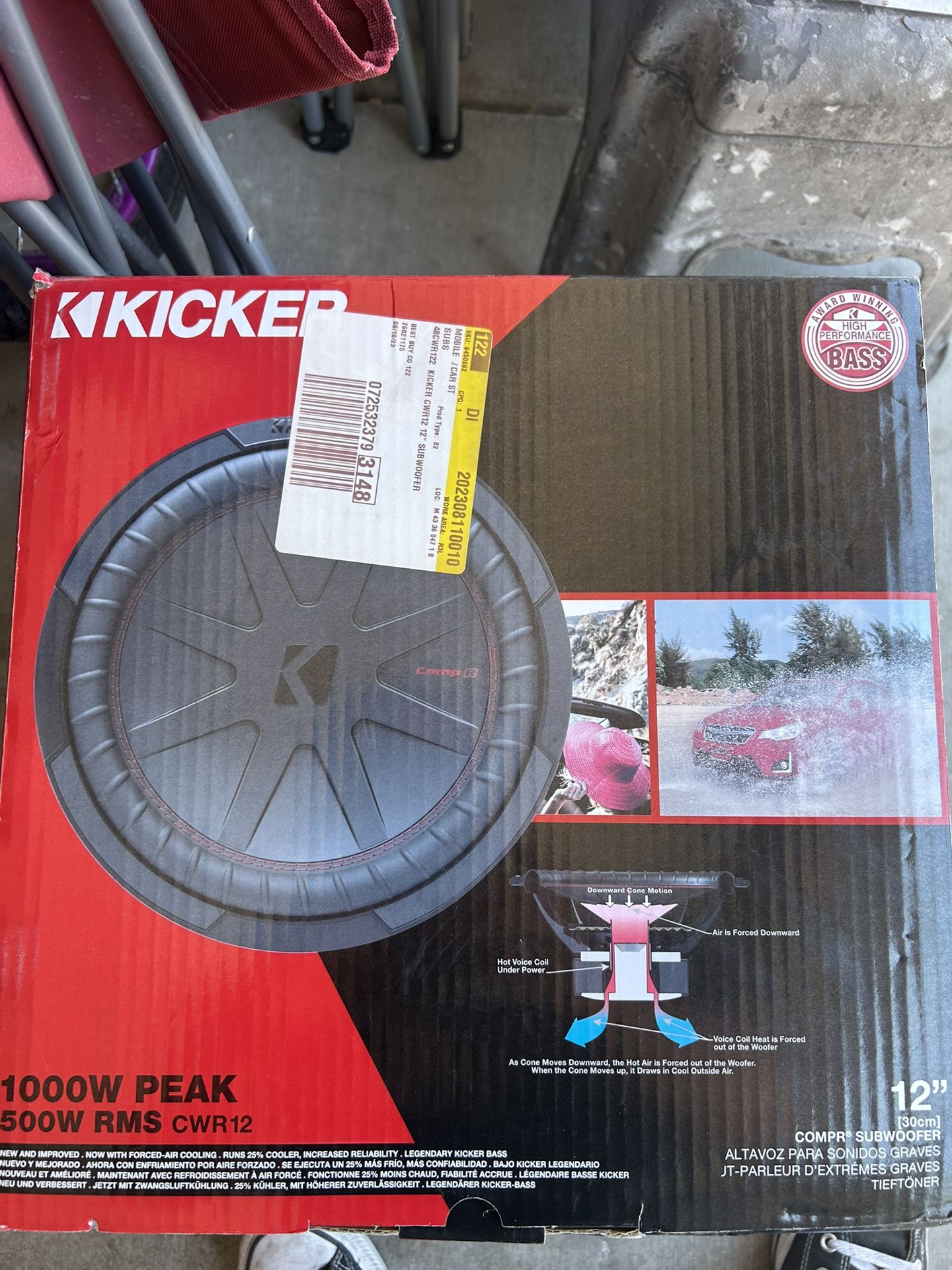 Kicker Speaker - 12 Inch