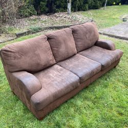 Large Brown Couch 