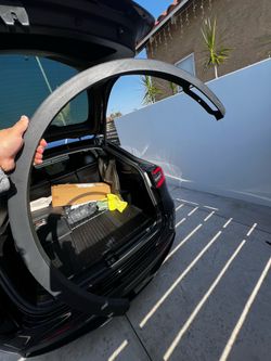 right-side black trim piece removed from my Tesla Model Y 2024