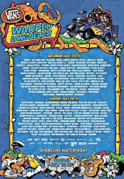 2 Long beach Warped tour wristbands