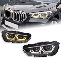 For 2016-2021 BMW X1 F48 F49 LED Headlamps Left+Right Side Headlights