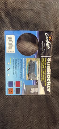 RV Awning sun blocker