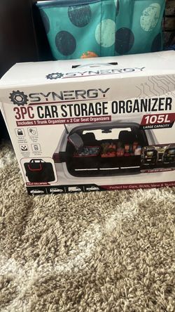 Synergy 3 pc car storage organizer