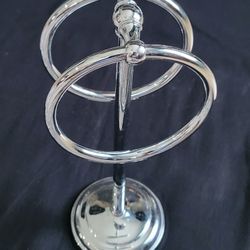 Polder Towel Ring/Chrome Stainless Steel 12" Tall