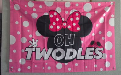 Oh Twodles backdrop Banner