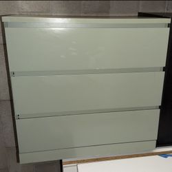 DRESSER WITH 3 DRAWERS // GOES TO BEST OFFER & CAN DELIVER FOR A FEE $$ / olive green grey color