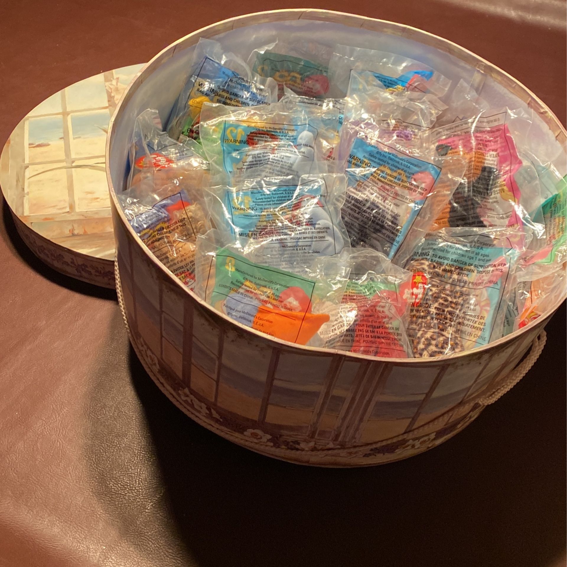 Box of Mini Collectable Beanie Babies