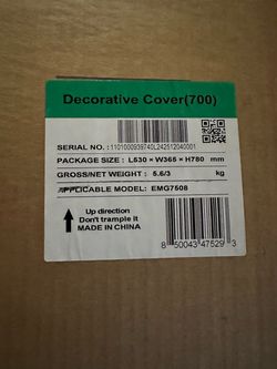 Fotile EMG7508 range hood decorative cover 9’