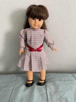 American Girl Samantha doll, clothes, and books
