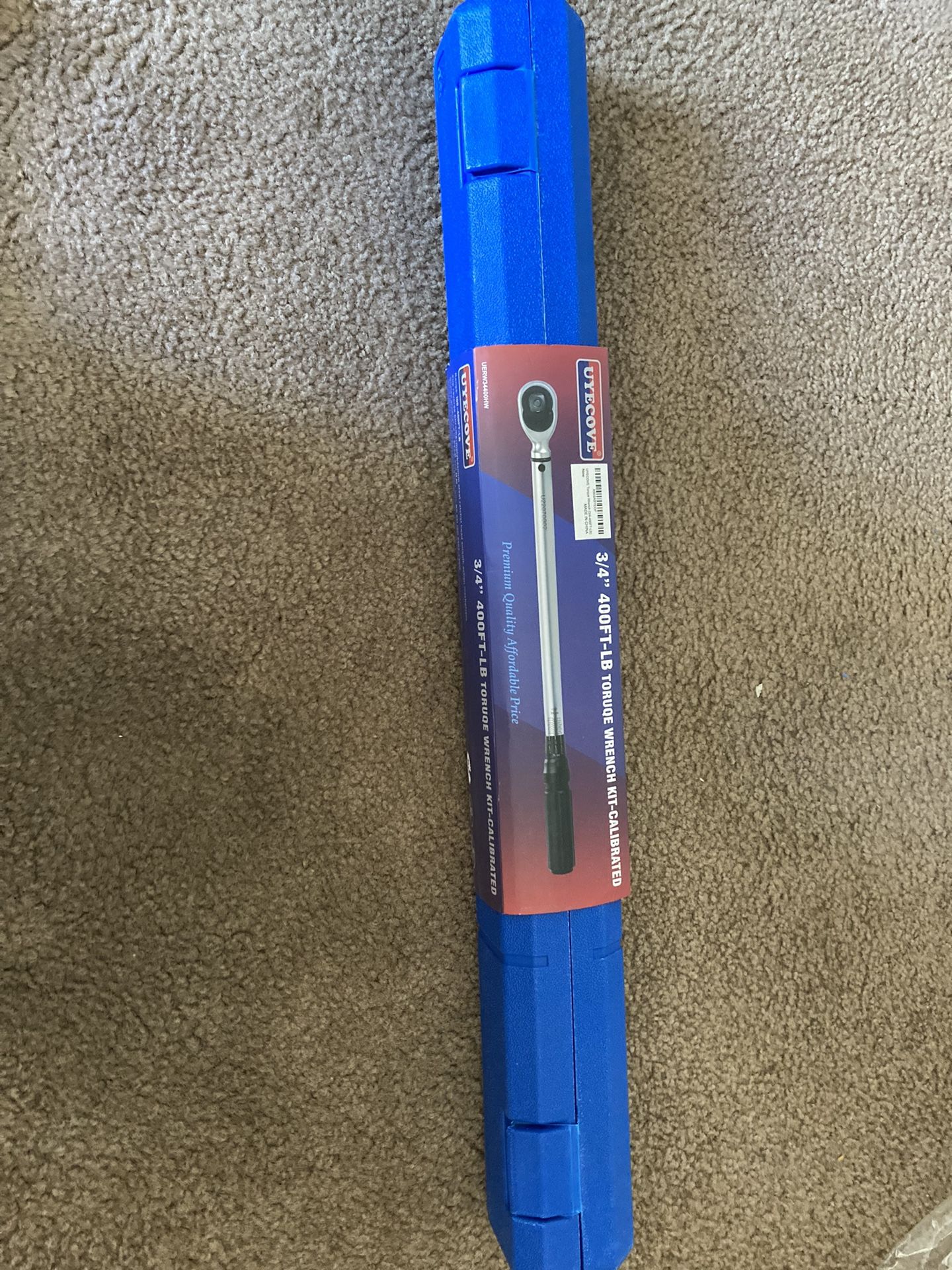 3/4 400FT-LB torque wrench kit-calibrated