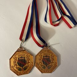 Rhode Island USA Taekwondo Rose Gold Championship Medal 