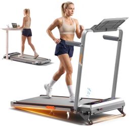 Brand New Walking Pad Treadmill with 18% Incline and Handle