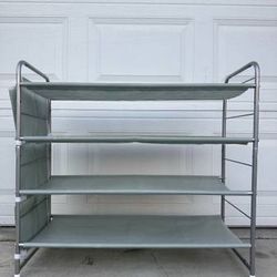 Storage Shelf Cabinet Dimensions:28”x12”(D)x26”(H) Good working Like New condition