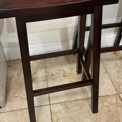 2 Brown Bar Stools