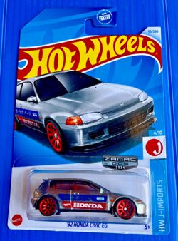 Hot Wheels '92 Honda Civic EG - Zamac Walmart Exclusive