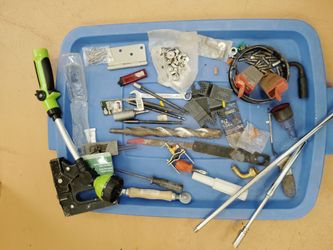 Mixed Hand Tools and Hardware Lot