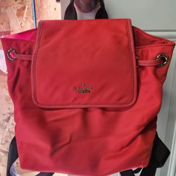 Kate Spade Red Backpack