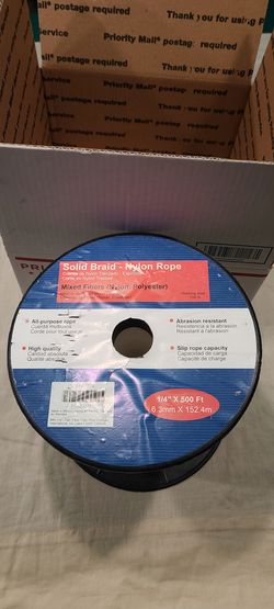 1/4 in dia. NEW ROPE Nylon All Purpose Utility Rope