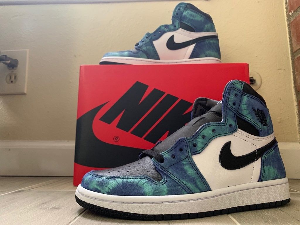 Nike air Jordan 1 tie dye