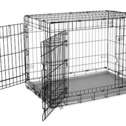 * LARGE Dog Crate * 2 removable doors + divider * Excellent Condition!