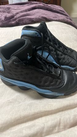Blue and Black Jordans Size 4.5