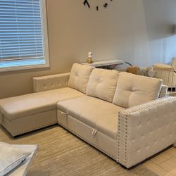 Sofa Almost New Open Up To A Bed