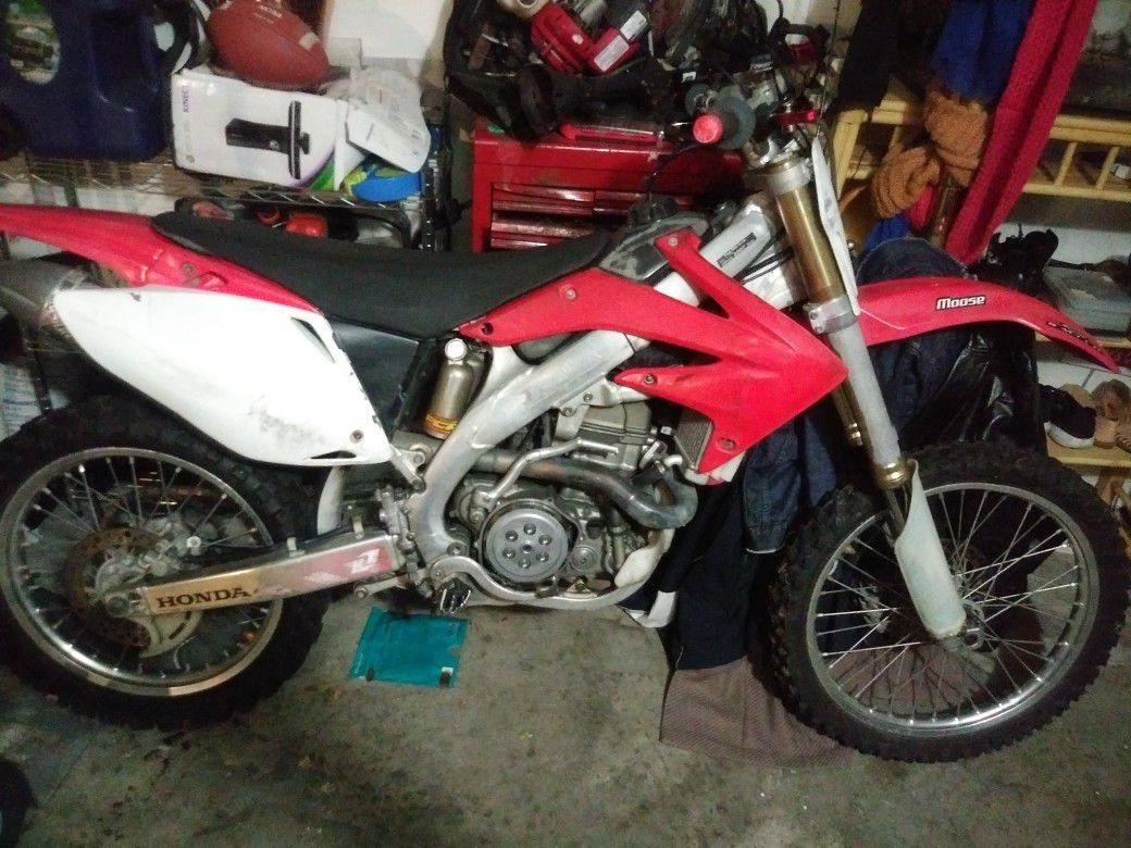 2007 crf450r with title