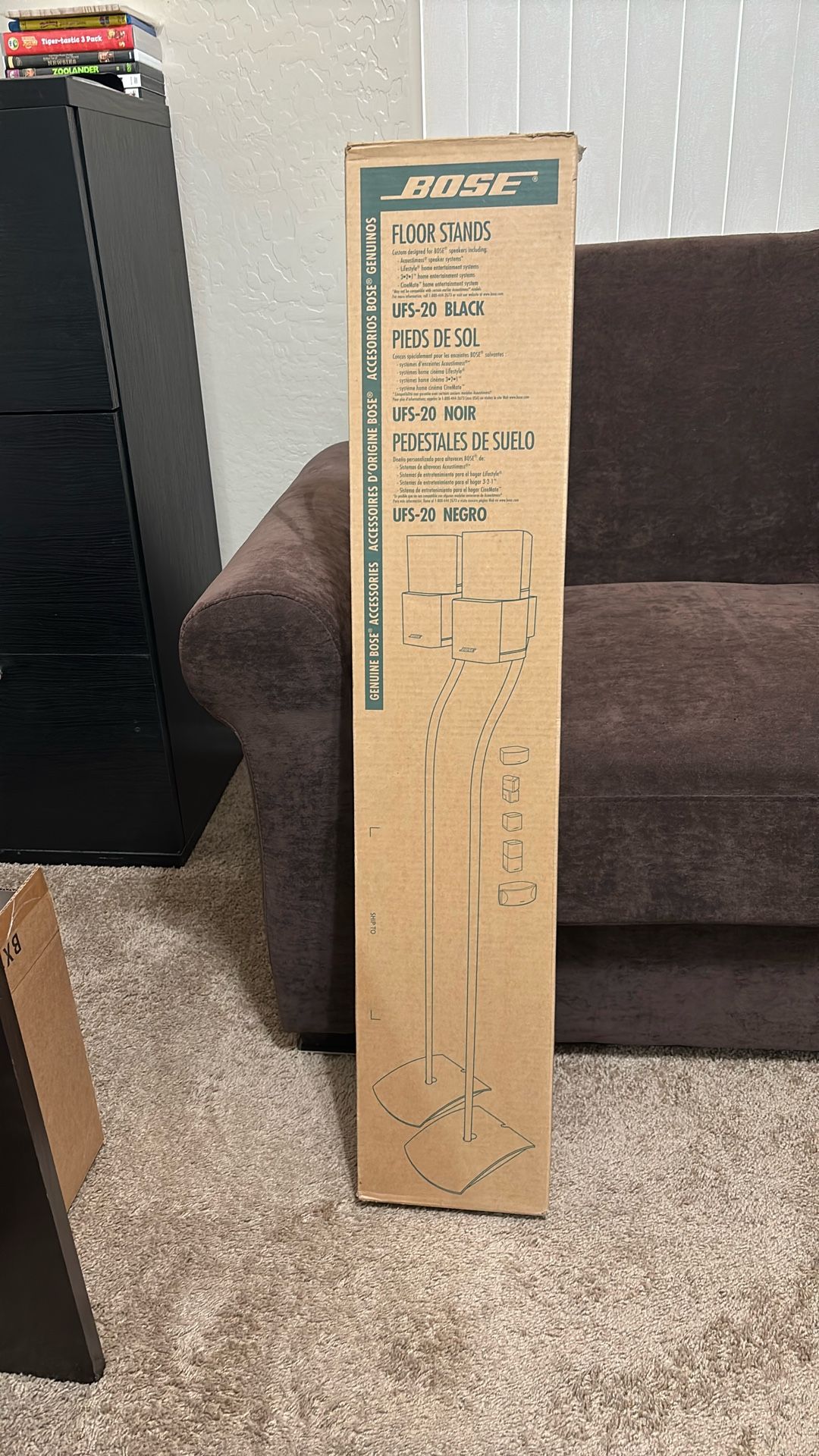 Bose Black Floor Speaker Stands