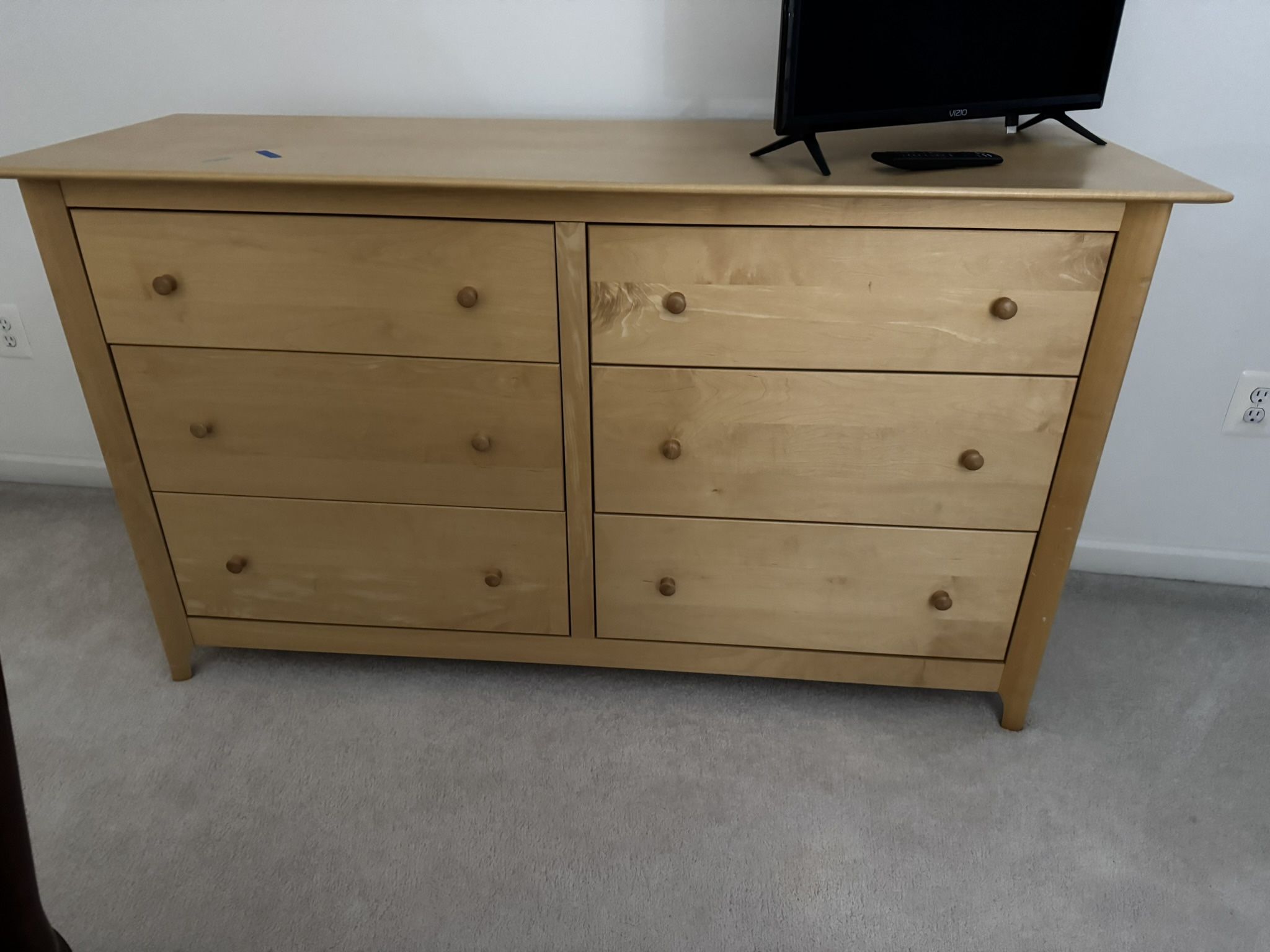 Birch Solid Wood Dresser