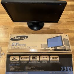 LCD Monitors (23” and 20”)