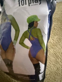 Brand new Luigi Halloween costume for women