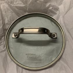 Stainless Steel Glass Lid of 5 1/2" Inner Rim Size & the outer edge is 5 3/4"