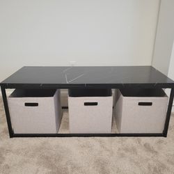 Coffee Table, Faux Marble Table