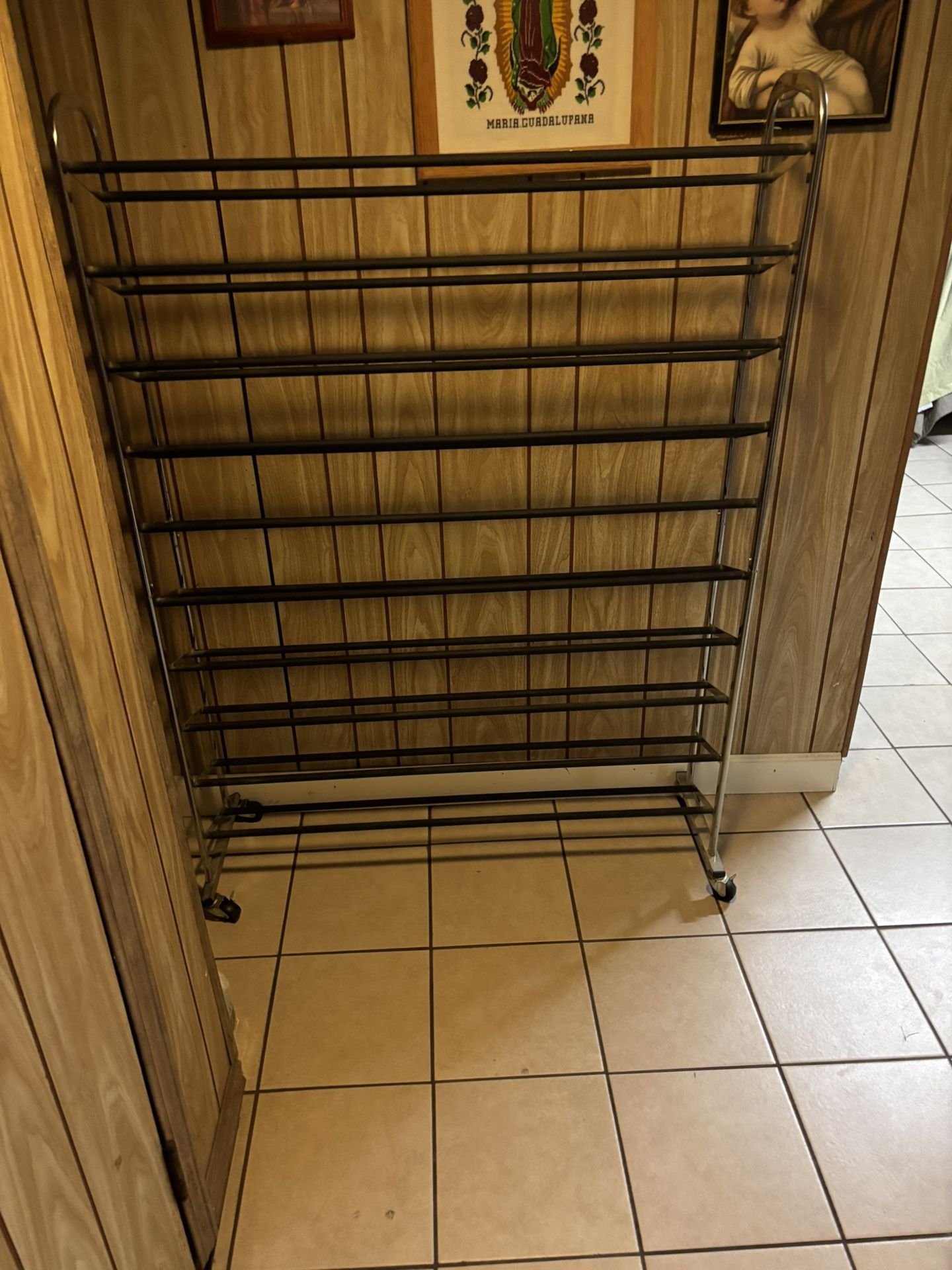 metal multi-tier shoe rack