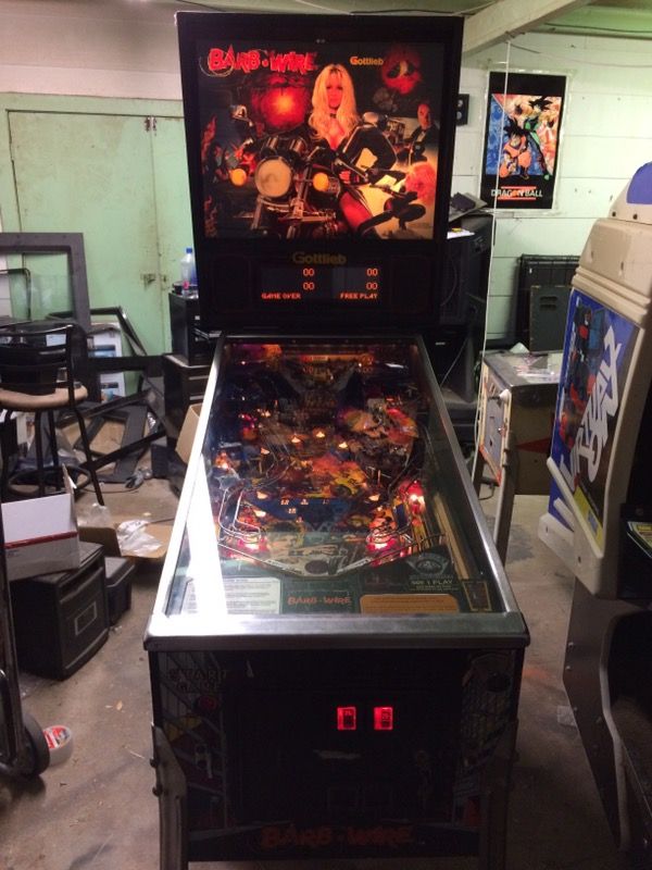 Barb Wire Pinball Machine