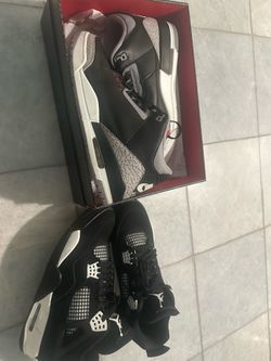 Size 12 Air Jordan 3 and Air Jordan 4 Sneakers Bundle