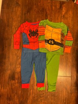 Spider man & TMNT pajama. 12-18month