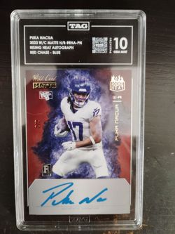Puka Nacua rookie Signed card