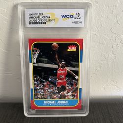 Michael Jordan Graded GEM 10 Basketball Card 